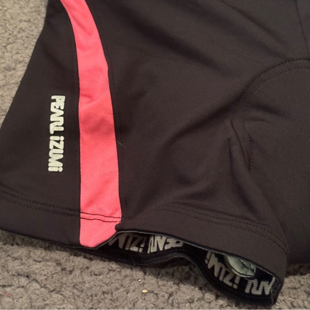 Pearl Izumi Lined Short Cycling Short Size Medium Black & Pink - Picture 2 of 7